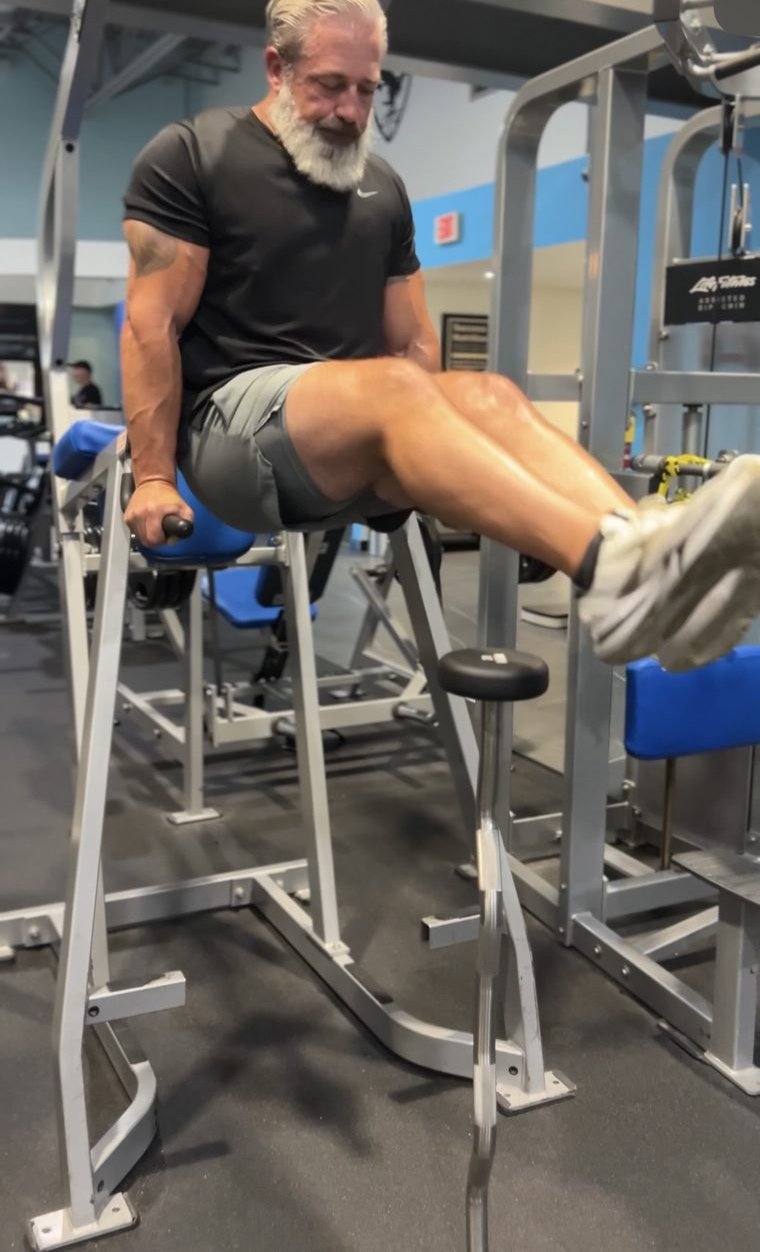 A Real Lyfe member training strong in his 50s